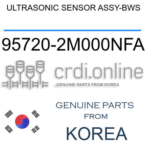 ULTRASONIC SENSOR ASSY-BWS [ORIGINAL] 95720-2M000NFA 957202M000NFA 95720 2M000NFA