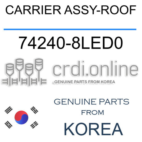 CARRIER ASSY-ROOF [ORIGINAL] 74240-8LED0 742408LED0 74240 8LED0