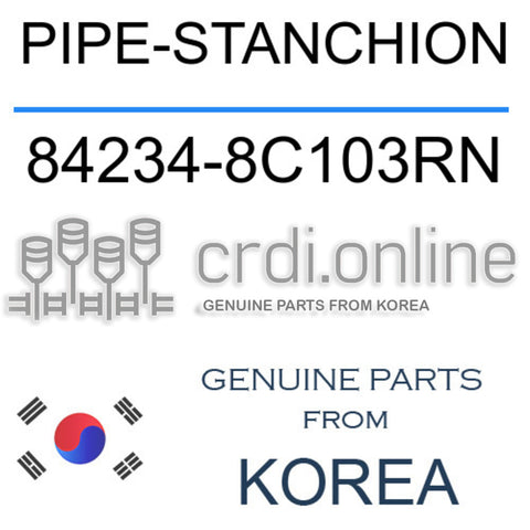PIPE-STANCHION [ORIGINAL] 84234-8C103RN 842348C103RN 84234 8C103RN
