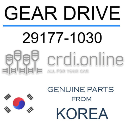GEAR DRIVE [ORIGINAL] 29177-1030 291771030 29177 1030