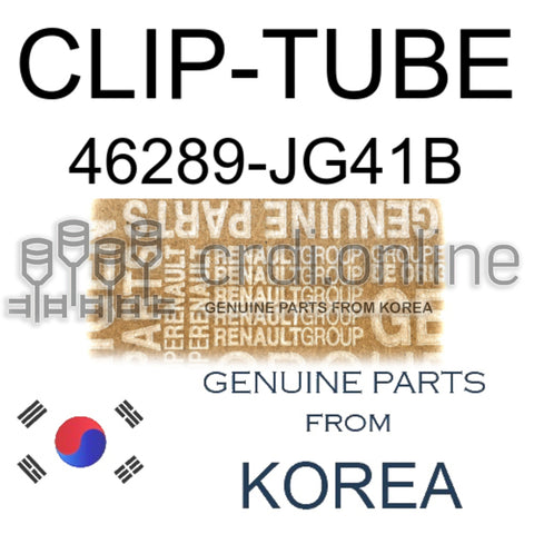 CLIP-TUBE [ORIGINAL] 46289-JG41B 46289JG41B 46289 JG41B