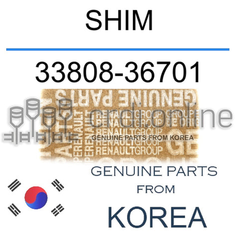 SHIM [ORIGINAL] 33808-36701 3380836701 33808 36701