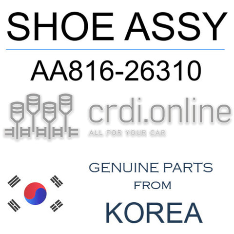 SHOE ASSY [ORIGINAL] AA816-26310 AA81626310 AA816 26310