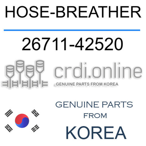HOSE-BREATHER 26711-42520 2671142520 26711 42520