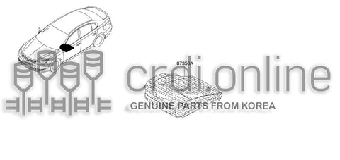 PAD&TRIM-FRONT SEAT CUSHIONLH 87361-4559R 873614559R 87361 4559R