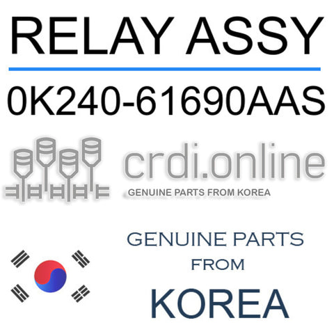RELAY ASSY [ORIGINAL] 0K240-61690AAS 0K24061690AAS 0K240 61690AAS