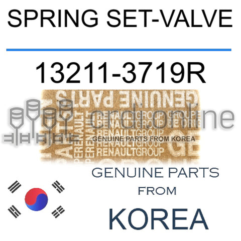 SPRING SET-VALVE [ORIGINAL] 13211-3719R 132113719R 13211 3719R