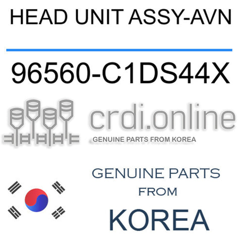 HEAD UNIT ASSY-AVN [ORIGINAL] 96560-C1DS44X 96560C1DS44X 96560 C1DS44X