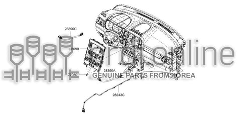 HARN-RADIO ANT COAX RR 28243-0653R 282430653R 28243 0653R