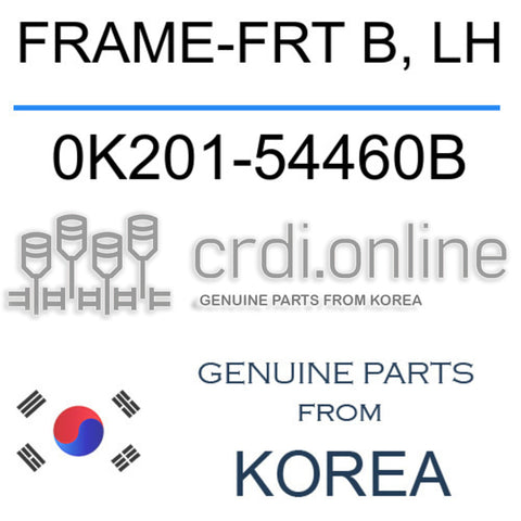 FRAME-FRT B, LH [ORIGINAL] 0K201-54460B 0K20154460B 0K201 54460B