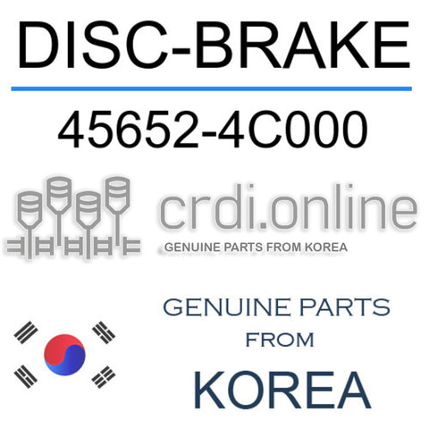 DISC-BRAKE [ORIGINAL] 45652-4C000 456524C000 45652 4C000