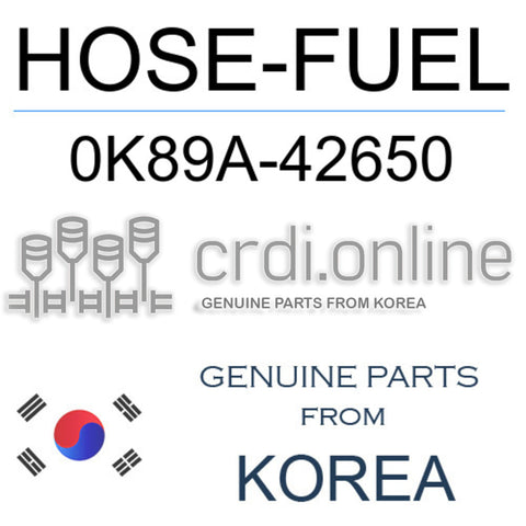 HOSE-FUEL [ORIGINAL] 0K89A-42650 0K89A42650 0K89A 42650