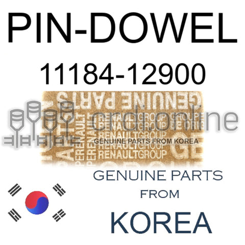 PIN-DOWEL [ORIGINAL] 11184-12900 1118412900 11184 12900