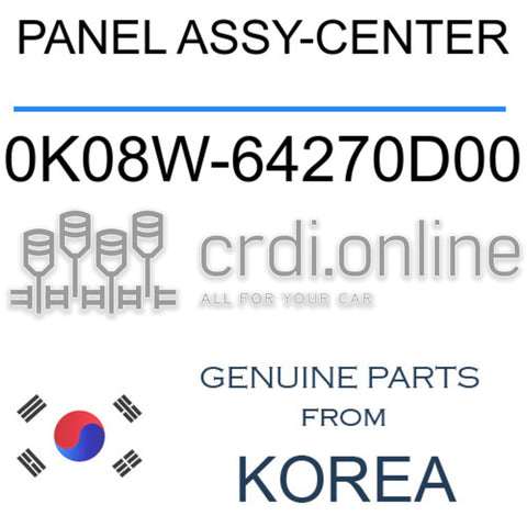 PANEL ASSY-CENTER [ORIGINAL] 0K08W-64270D00 0K08W64270D00 0K08W 64270D00