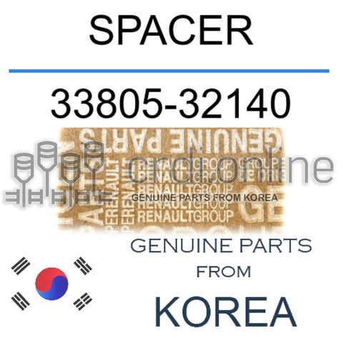 SPACER [ORIGINAL] 33805-32140 3380532140 33805 32140