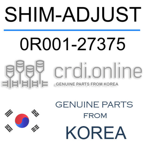 SHIM-ADJUST 0R001-27375 0R00127375 0R001 27375