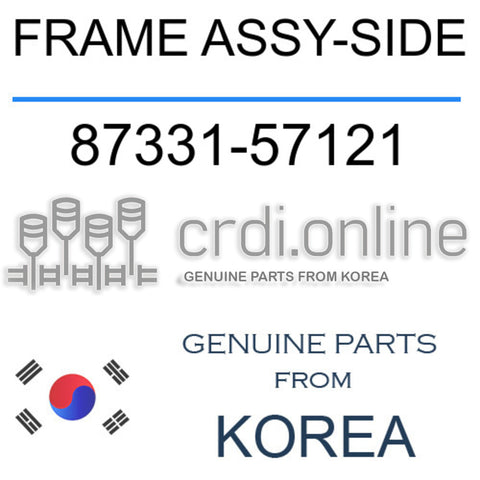 FRAME ASSY-SIDE [ORIGINAL] 87331-57121 8733157121 87331 57121