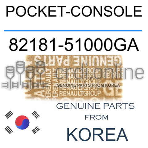 POCKET-CONSOLE [ORIGINAL] 82181-51000GA 8218151000GA 82181 51000GA