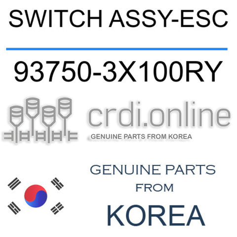 SWITCH ASSY-ESC [ORIGINAL] 93750-3X100RY 937503X100RY 93750 3X100RY
