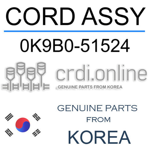 CORD ASSY [ORIGINAL] 0K9B0-51524 0K9B051524 0K9B0 51524