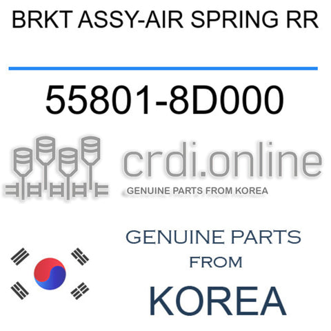 BRKT ASSY-AIR SPRING RR [ORIGINAL] 55801-8D000 558018D000 55801 8D000
