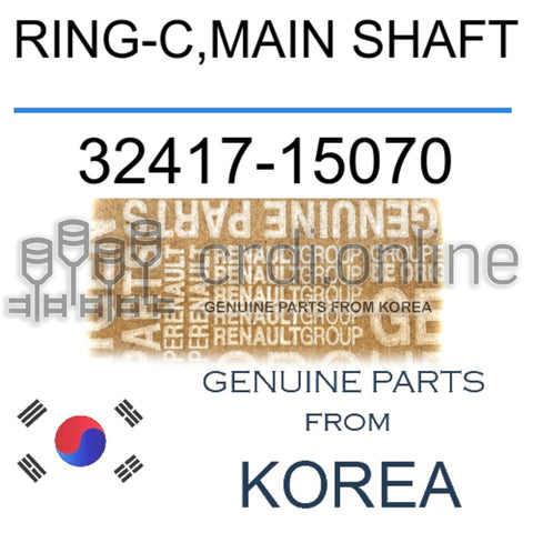 RING-C,MAIN SHAFT [ORIGINAL] 32417-15070 3241715070 32417 15070