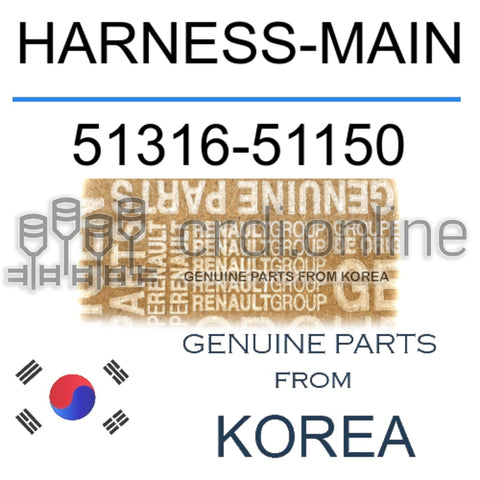 HARNESS-MAIN [ORIGINAL] 51316-51150 5131651150 51316 51150