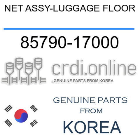 NET ASSY-LUGGAGE FLOOR [ORIGINAL] 85790-17000 8579017000 85790 17000