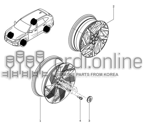 WHEEL CAP 40315-3500R 403153500R 40315 3500R