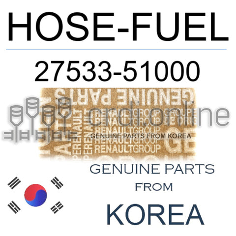 HOSE-FUEL [ORIGINAL] 27533-51000 2753351000 27533 51000