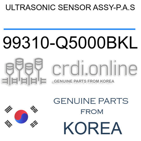 ULTRASONIC SENSOR ASSY-P.A.S [ORIGINAL] 99310-Q5000BKL 99310Q5000BKL 99310 Q5000BKL