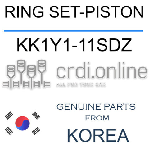 RING SET-PISTON [ORIGINAL] KK1Y1-11SDZ KK1Y111SDZ KK1Y1 11SDZ