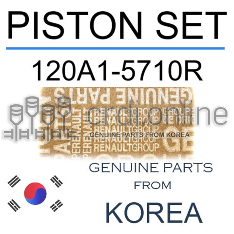 PISTON SET [ORIGINAL] 120A1-5710R 120A15710R 120A1 5710R