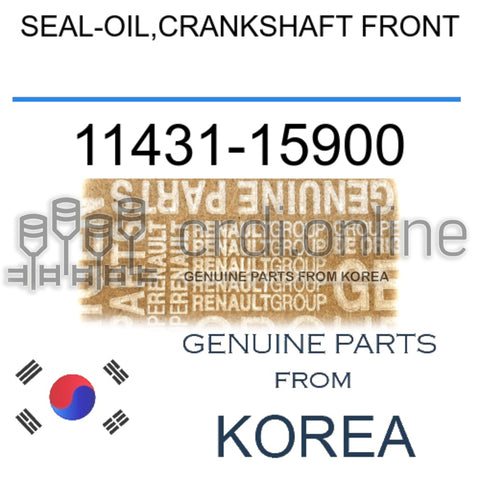 SEAL-OIL,CRANKSHAFT FRONT [ORIGINAL] 11431-15900 1143115900 11431 15900