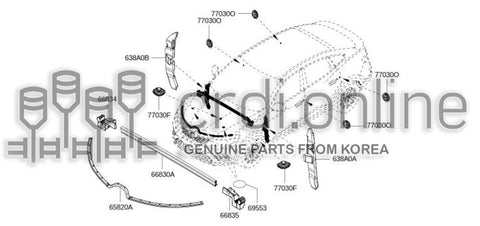 INSUL-WH PROTECTOR FR LH FRONT 76291-8743R 762918743R 76291 8743R