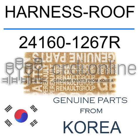 HARNESS-ROOF [ORIGINAL] 24160-1267R 241601267R 24160 1267R