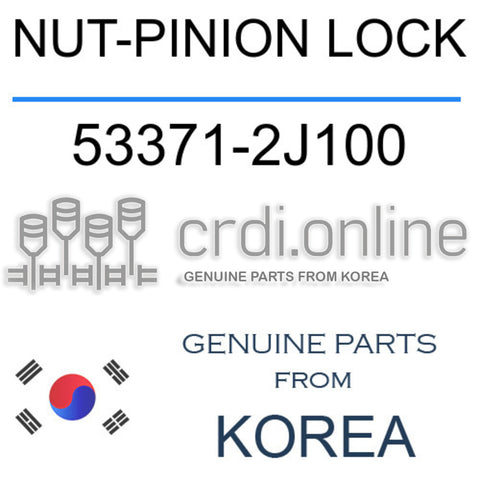 [ORIGINAL] NUT-PINION LOCK 53371-2J100 533712J100 53371 2J100