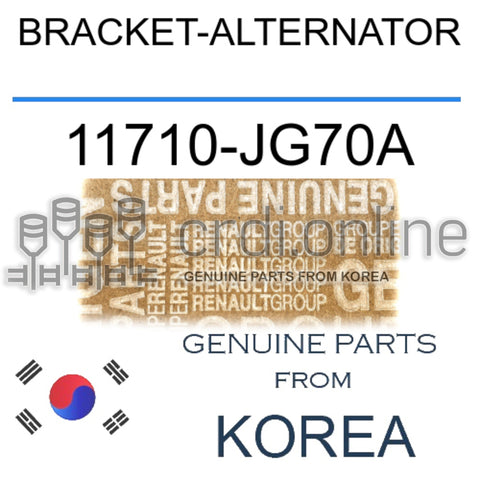 BRACKET-ALTERNATOR [ORIGINAL] 11710-JG70A 11710JG70A 11710 JG70A