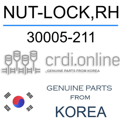 NUT-LOCK,RH 30005-211 30005211 30005 211