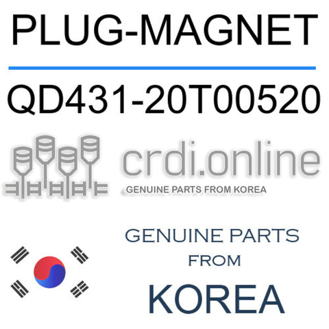 PLUG-MAGNET [ORIGINAL] QD431-20T00520 QD43120T00520 QD431 20T00520