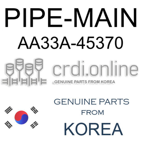 PIPE-MAIN [ORIGINAL] AA33A-45370 AA33A45370 AA33A 45370