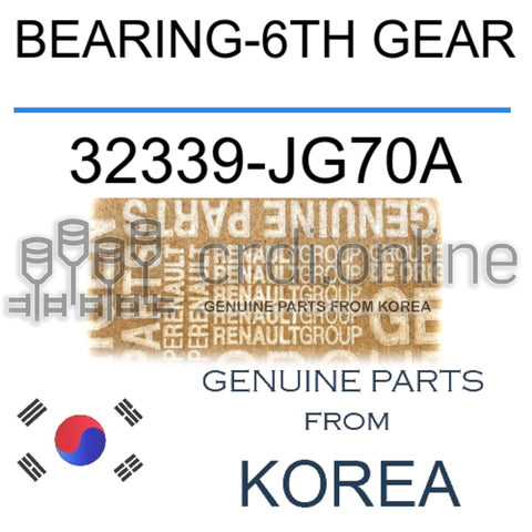 BEARING-6TH GEAR [ORIGINAL] 32339-JG70A 32339JG70A 32339 JG70A