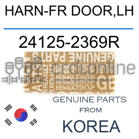HARN-FR DOOR,LH [ORIGINAL] 24125-2369R 241252369R 24125 2369R
