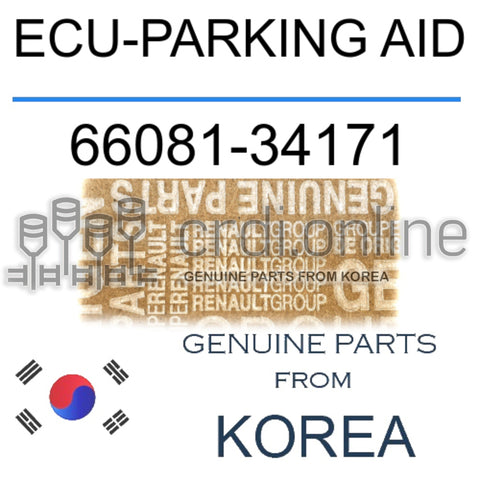 ECU-PARKING AID [ORIGINAL] 66081-34171 6608134171 66081 34171