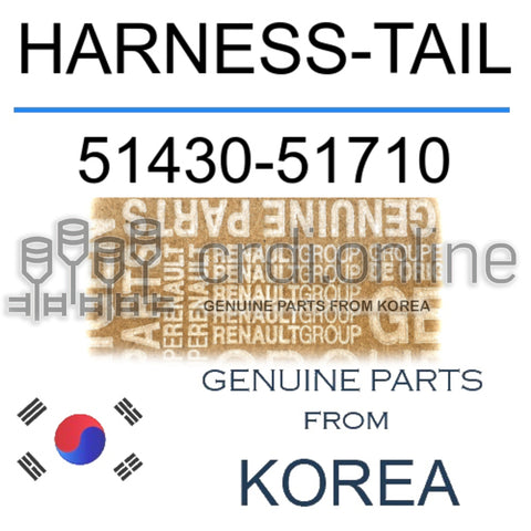 HARNESS-TAIL [ORIGINAL] 51430-51710 5143051710 51430 51710