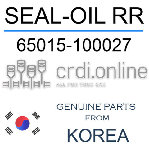 SEAL-OIL RR [ORIGINAL] 65015-100027 65015100027 65015 100027