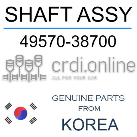 SHAFT ASSY [ORIGINAL] 49570-38700 4957038700 49570 38700