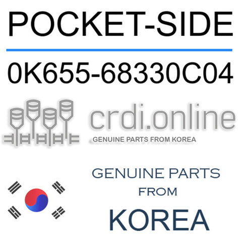 POCKET-SIDE [ORIGINAL] 0K655-68330C04 0K65568330C04 0K655 68330C04