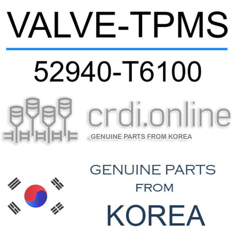 [ORIGINAL] VALVE-TPMS 52940-T6100 52940T6100 52940 T6100