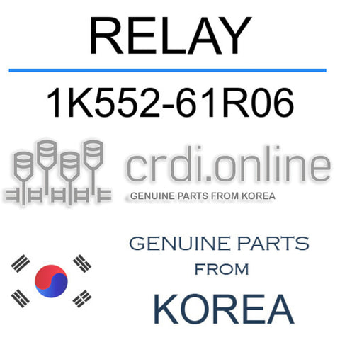 RELAY [ORIGINAL] 1K552-61R06 1K55261R06 1K552 61R06
